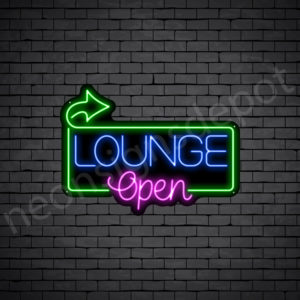 Open Lounge V5 Neon Sign