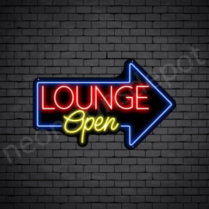 Open Lounge V6 Neon Sign