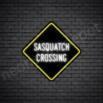 Sasquatch Crossing Neon Sign