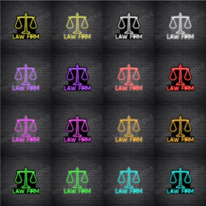 Law Firm V2 Neon Sign