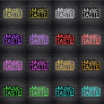 Music Taste V2 Neon Sign