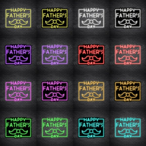 Happy Fathers Day V1 Neon Sign
