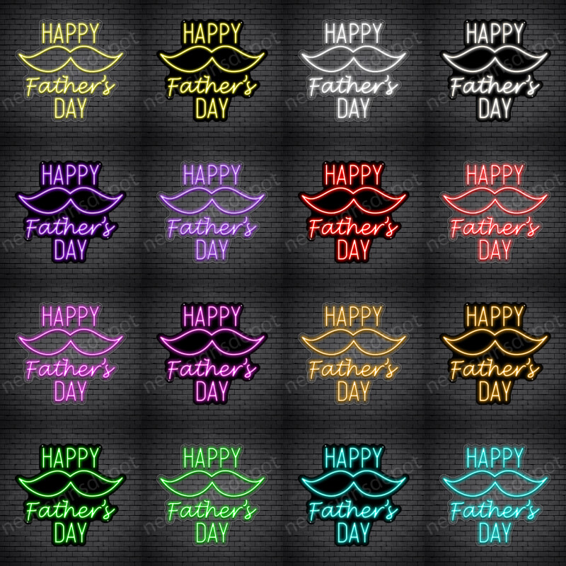 Happy Father's Day V15 Neon Sign
